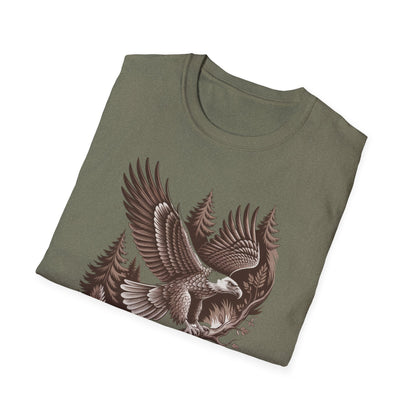 Majestic Eagle in Flight, Unisex T-Shirt