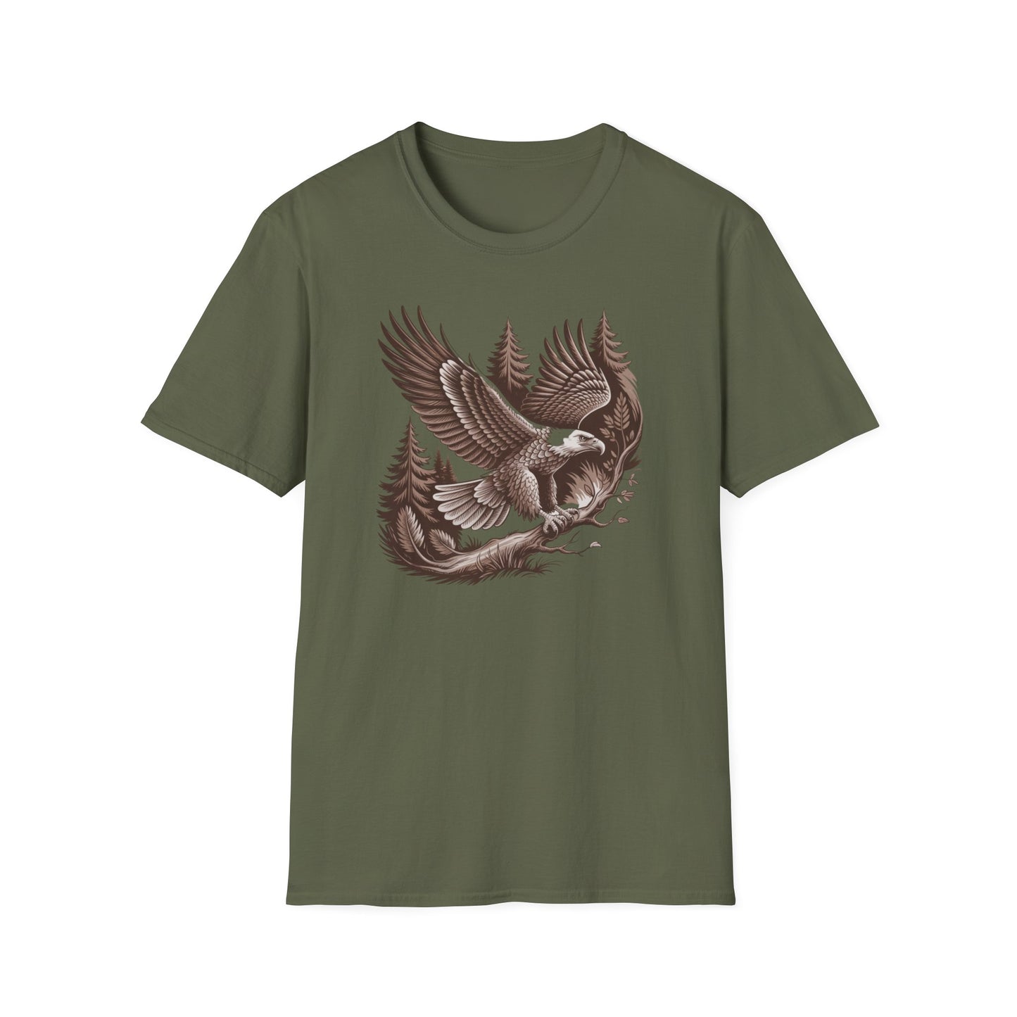Majestic Eagle in Flight, Unisex T-Shirt