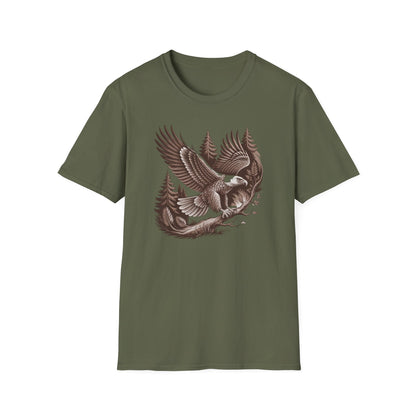 Majestic Eagle in Flight, Unisex T-Shirt