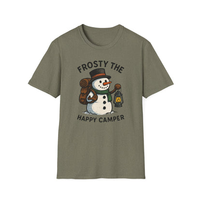 Camper Snowman Unisex T-shirt