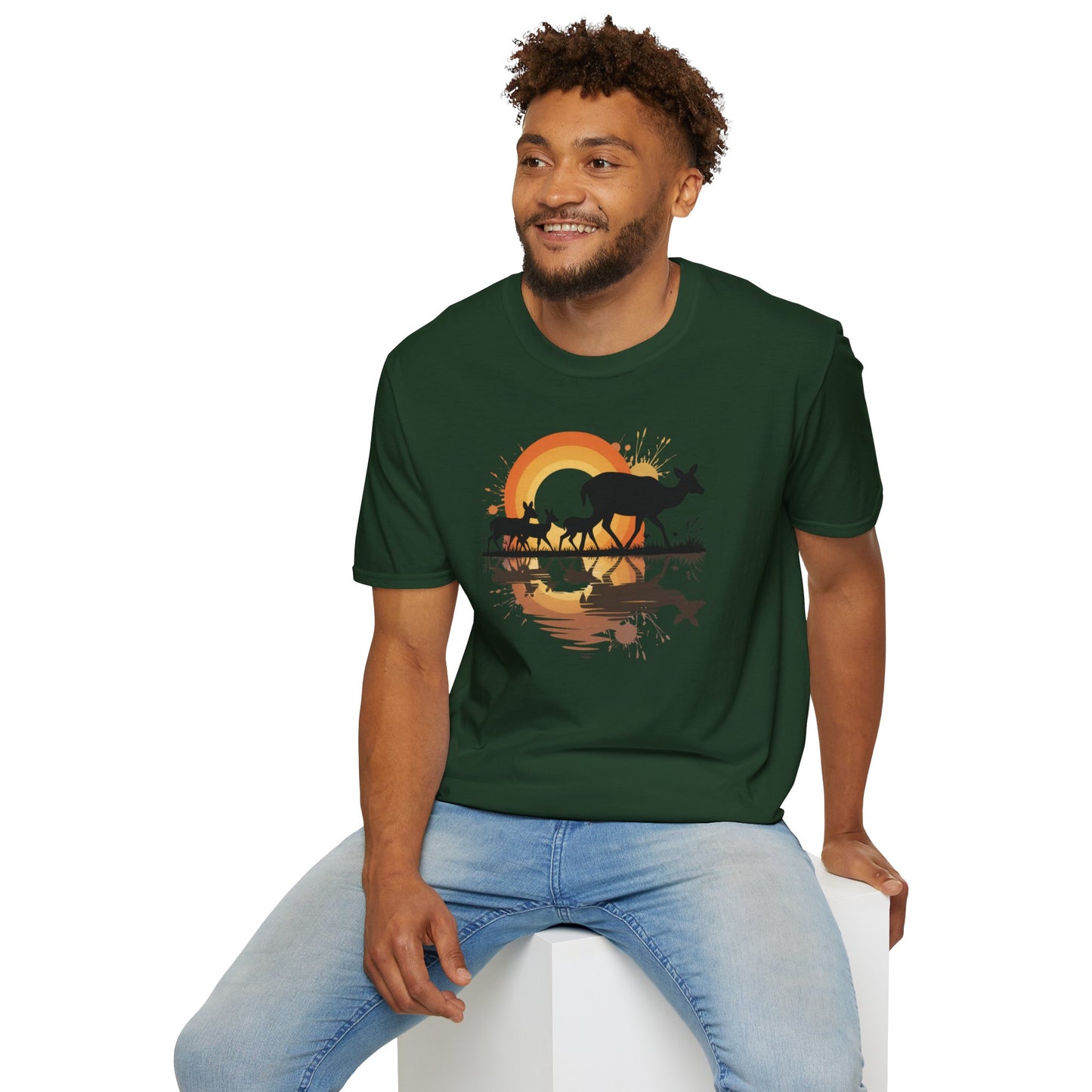 Family Deer Unisex T-Shirt