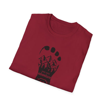 Step Into Adventure, Unisex T-Shirt