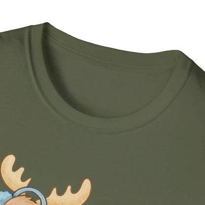 Winter Moose Unisex T-Shirt