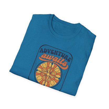 Ocean Awaits Nautical, Unisex T-Shirt