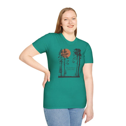 Pine Tree Moon  Unisex T-Shirt