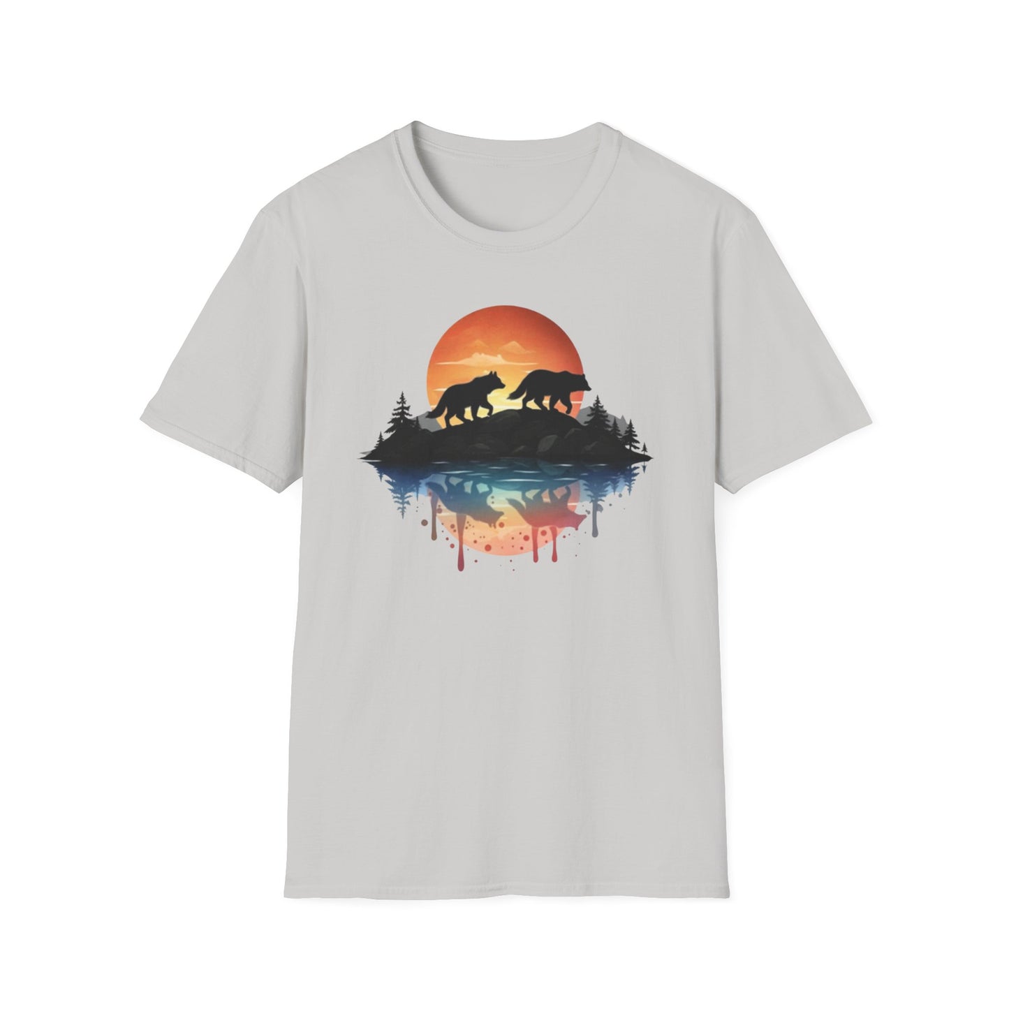 Wolf Pack Mountain Unisex T-Shirt