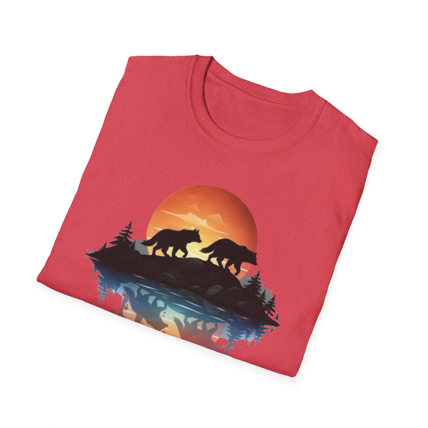 Wolf Pack Mountain Unisex T-Shirt