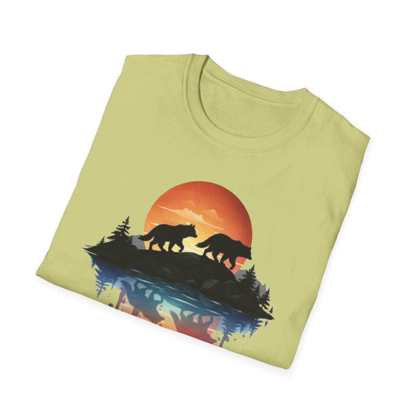 Wolf Pack Mountain Unisex T-Shirt