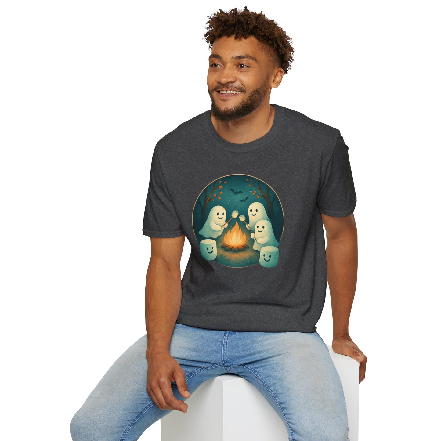 Ghost Campfire Unisex Softstyle T-Shirt