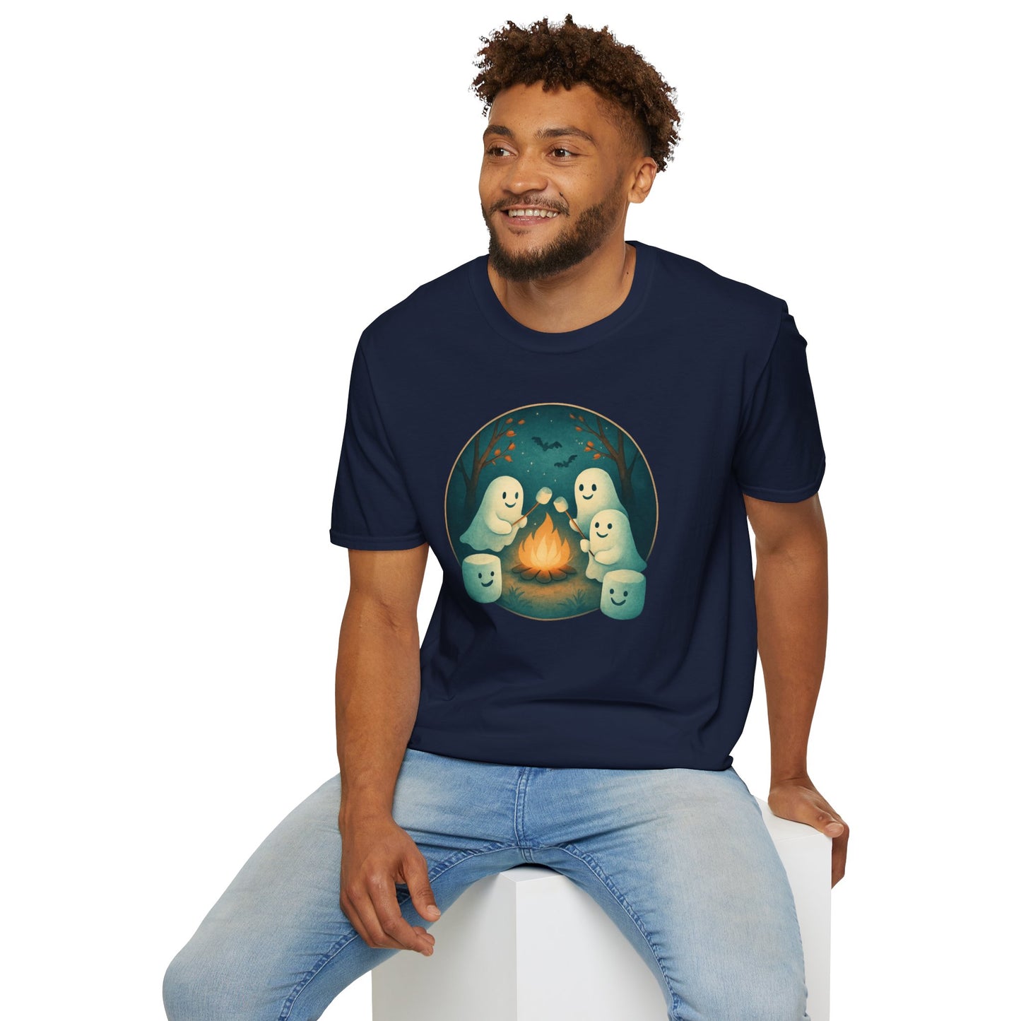 Ghost Campfire Unisex Softstyle T-Shirt