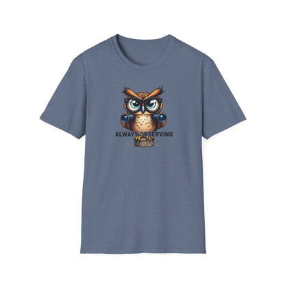 Observing Owl Unisex T-Shirt