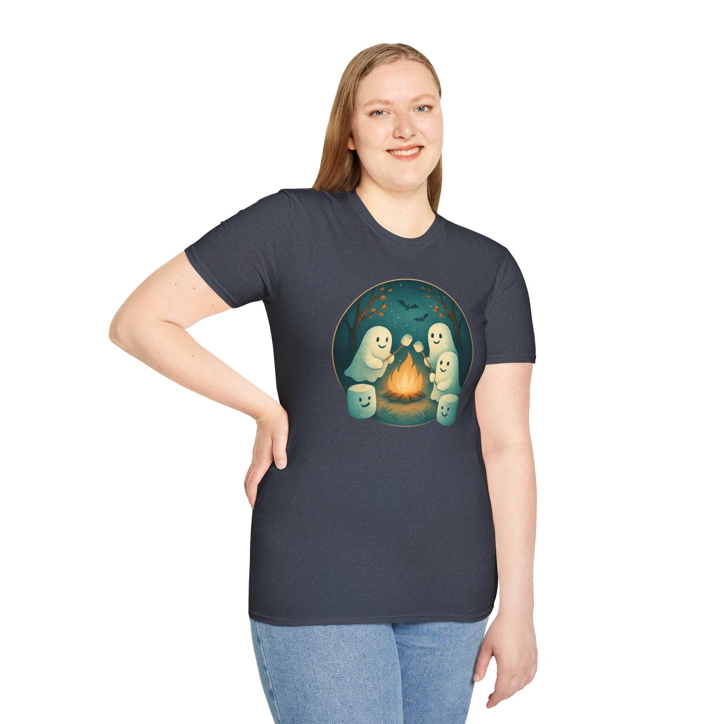 Ghost Campfire Unisex Softstyle T-Shirt