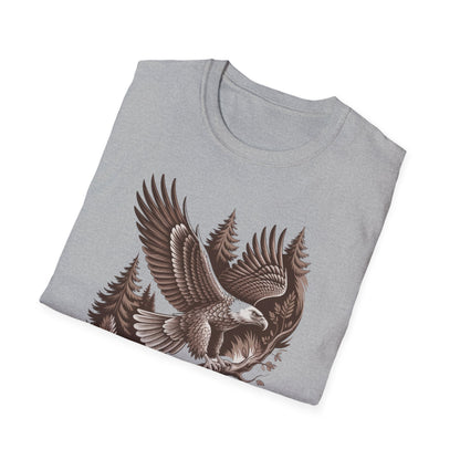 Majestic Eagle in Flight, Unisex T-Shirt