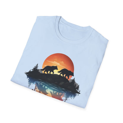Wolf Pack Mountain Unisex T-Shirt