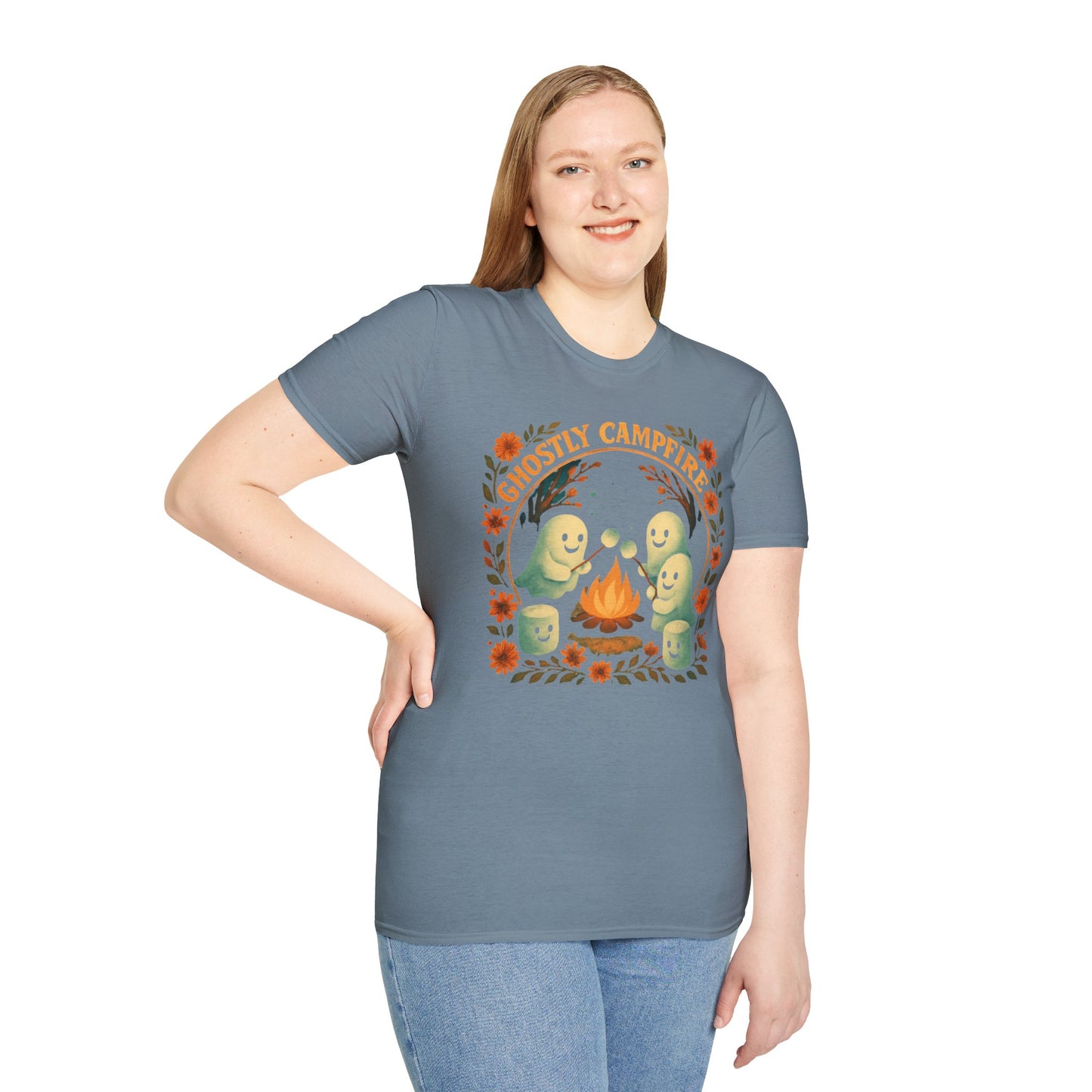 Ghostly Campfire Unisex T-shirt