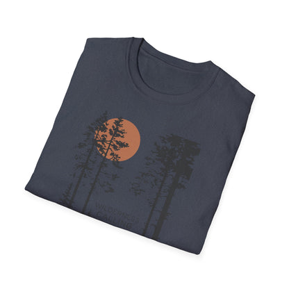 Pine Tree Moon  Unisex T-Shirt