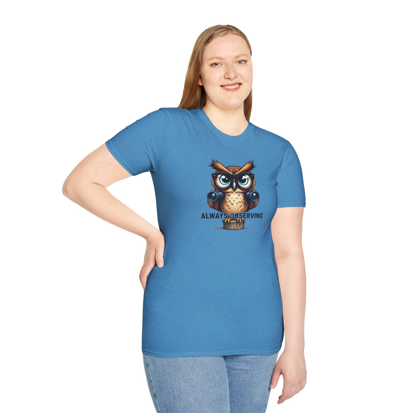 Observing Owl Unisex T-Shirt