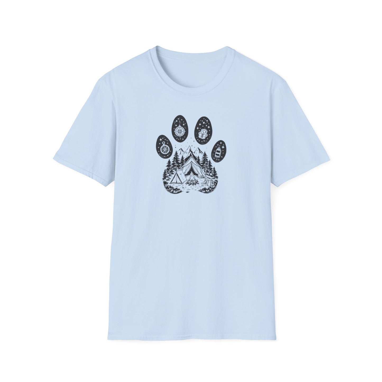 Paw Camping Unisex T-Shirt