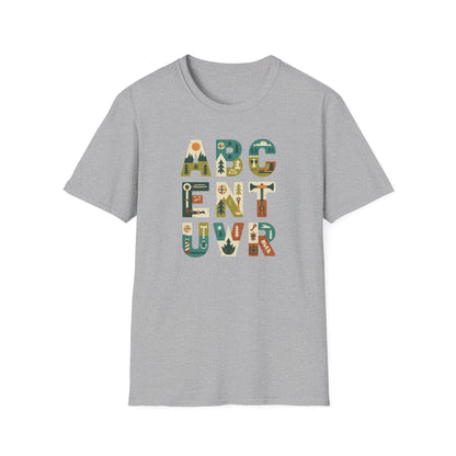 Adventure Alphabet  Unisex T-Shirt