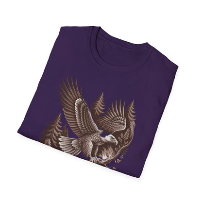 Majestic Eagle in Flight, Unisex T-Shirt
