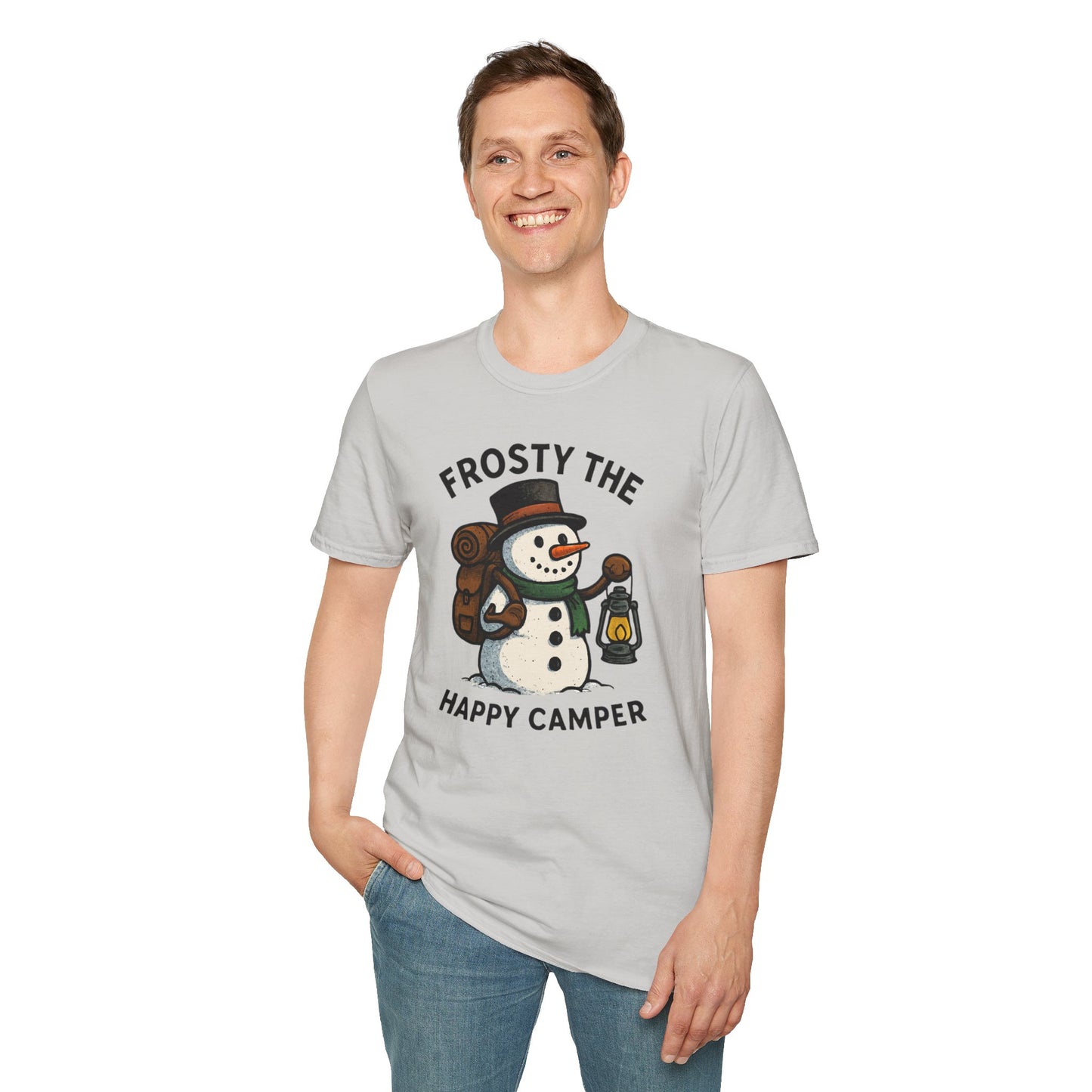 Camper Snowman Unisex T-shirt
