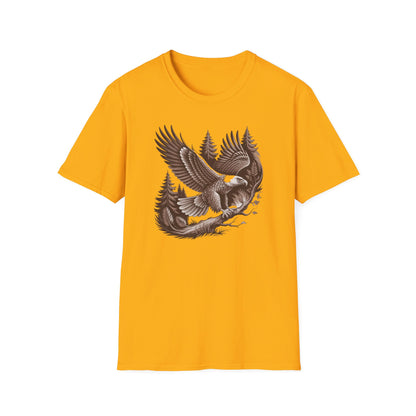 Majestic Eagle in Flight, Unisex T-Shirt