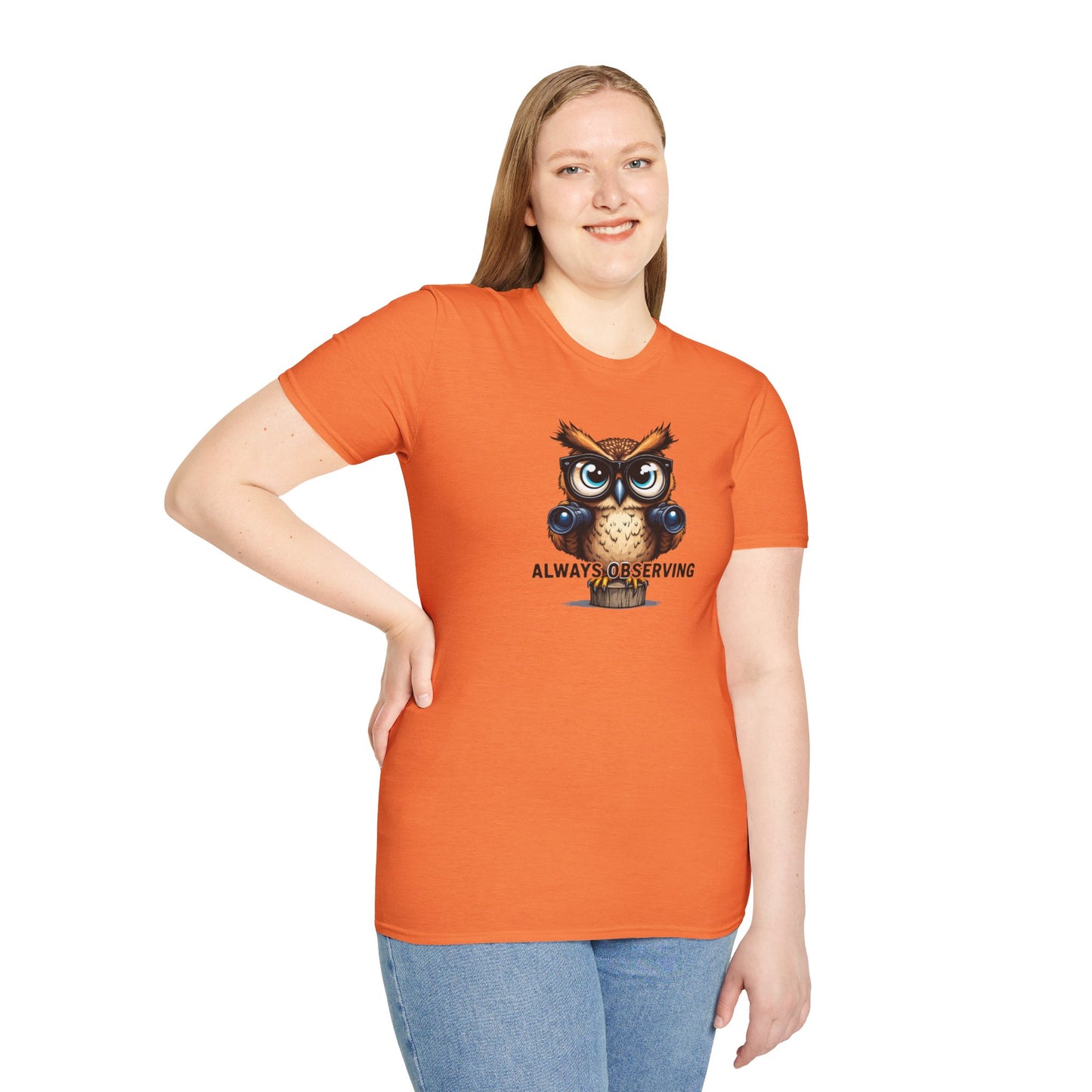 Observing Owl Unisex T-Shirt