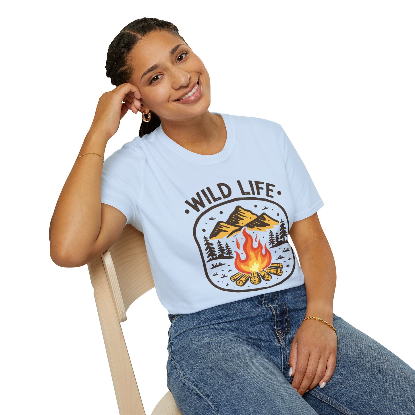 Wildlife-themed unisex t-shirt