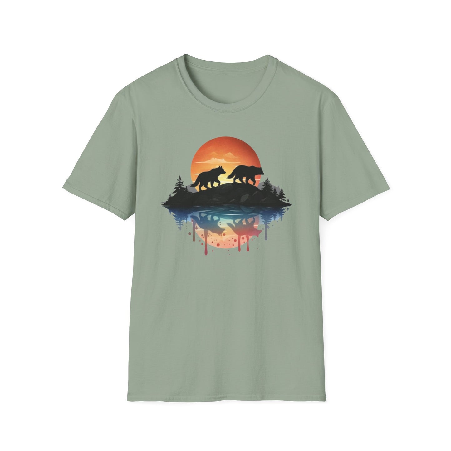Wolf Pack Mountain Unisex T-Shirt
