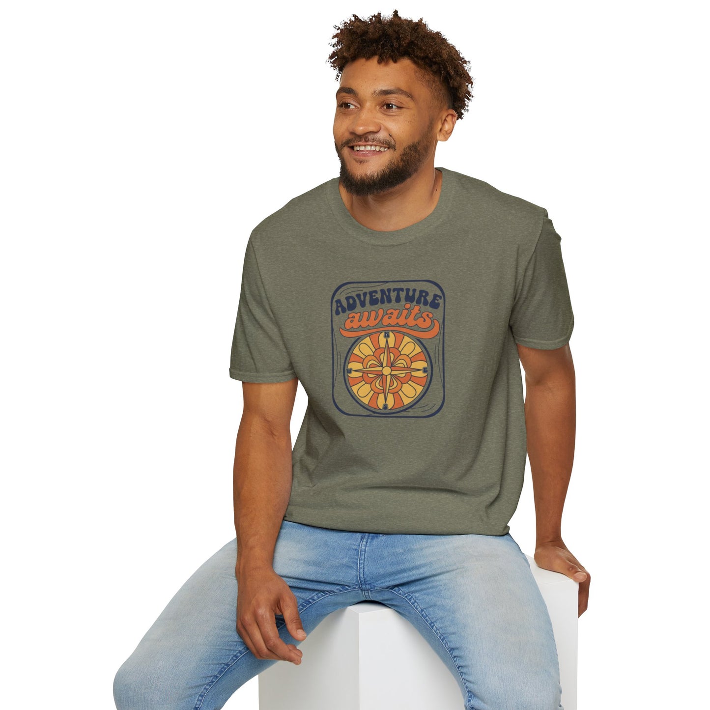 Ocean Awaits Nautical, Unisex T-Shirt