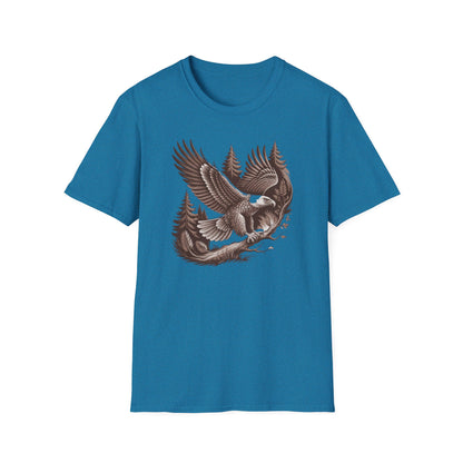 Majestic Eagle in Flight, Unisex T-Shirt