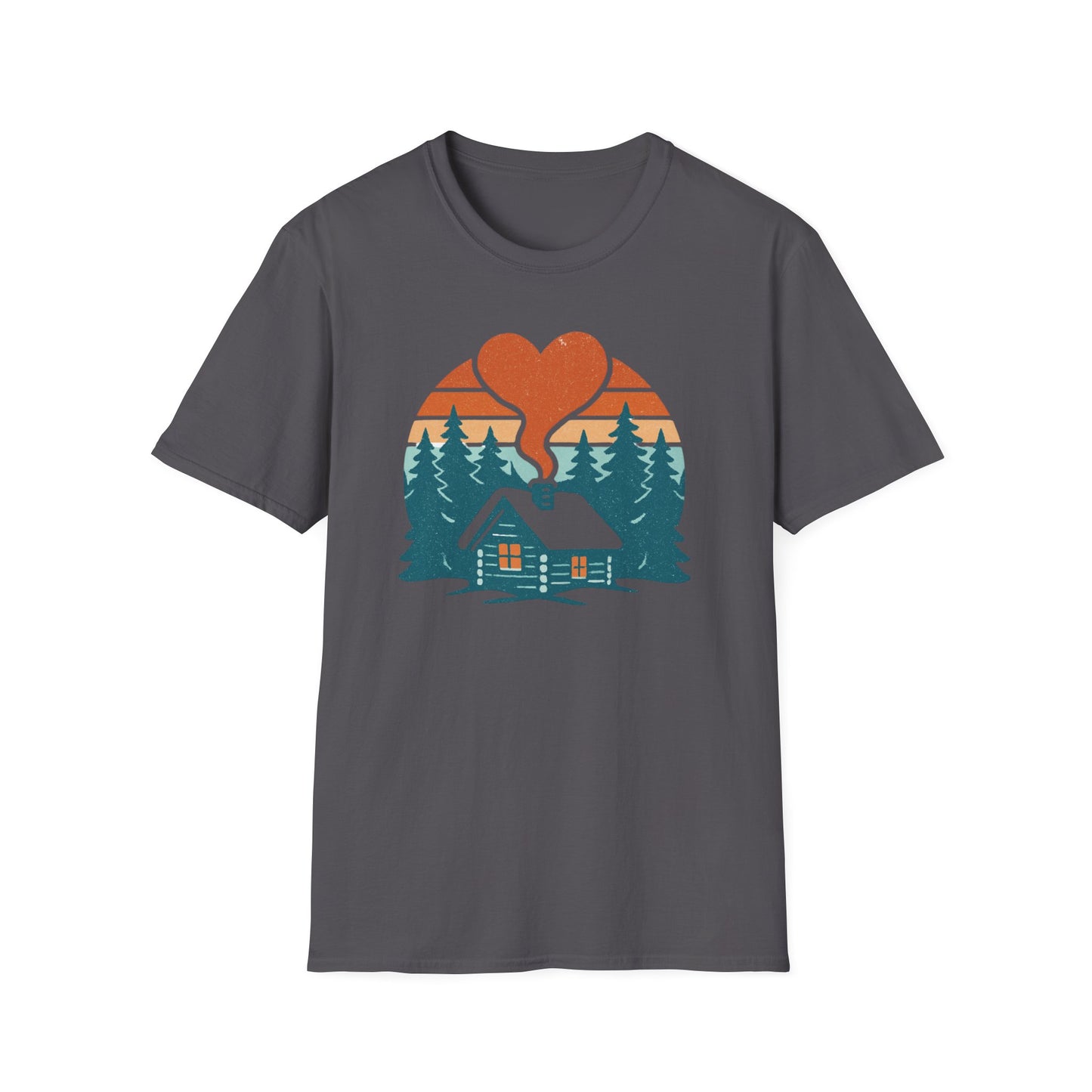 Cozy Log Cabin Unisex T-Shirt.