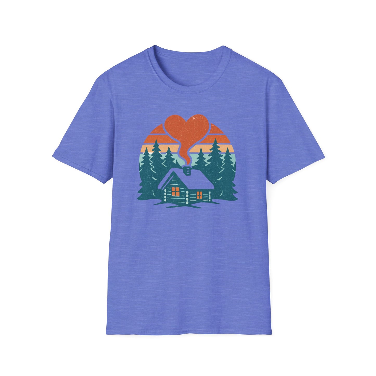 Cozy Log Cabin Unisex T-Shirt.