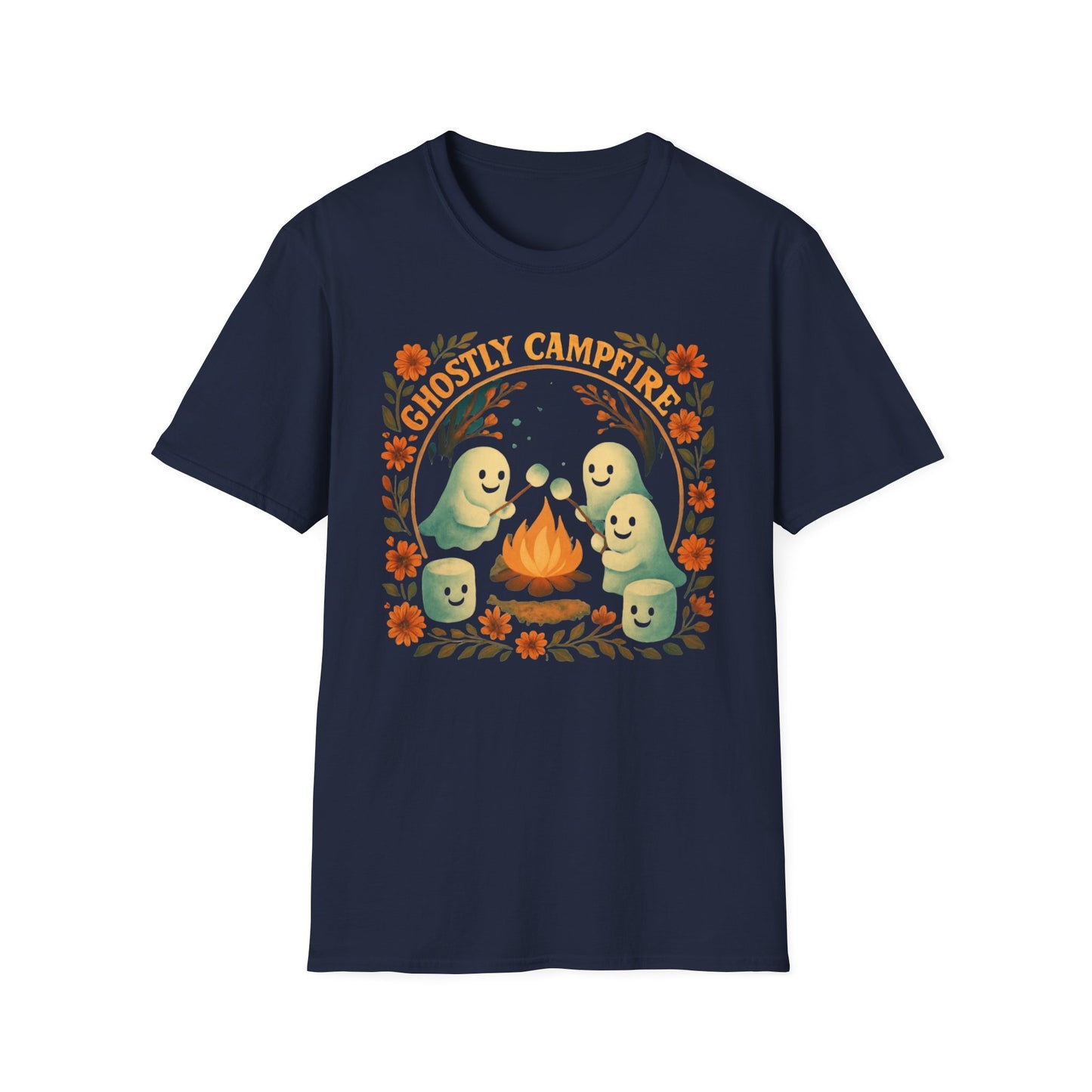 Ghostly Campfire Unisex T-shirt
