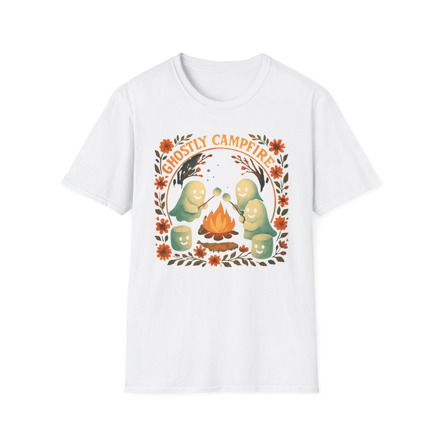 Ghostly Campfire Unisex T-shirt