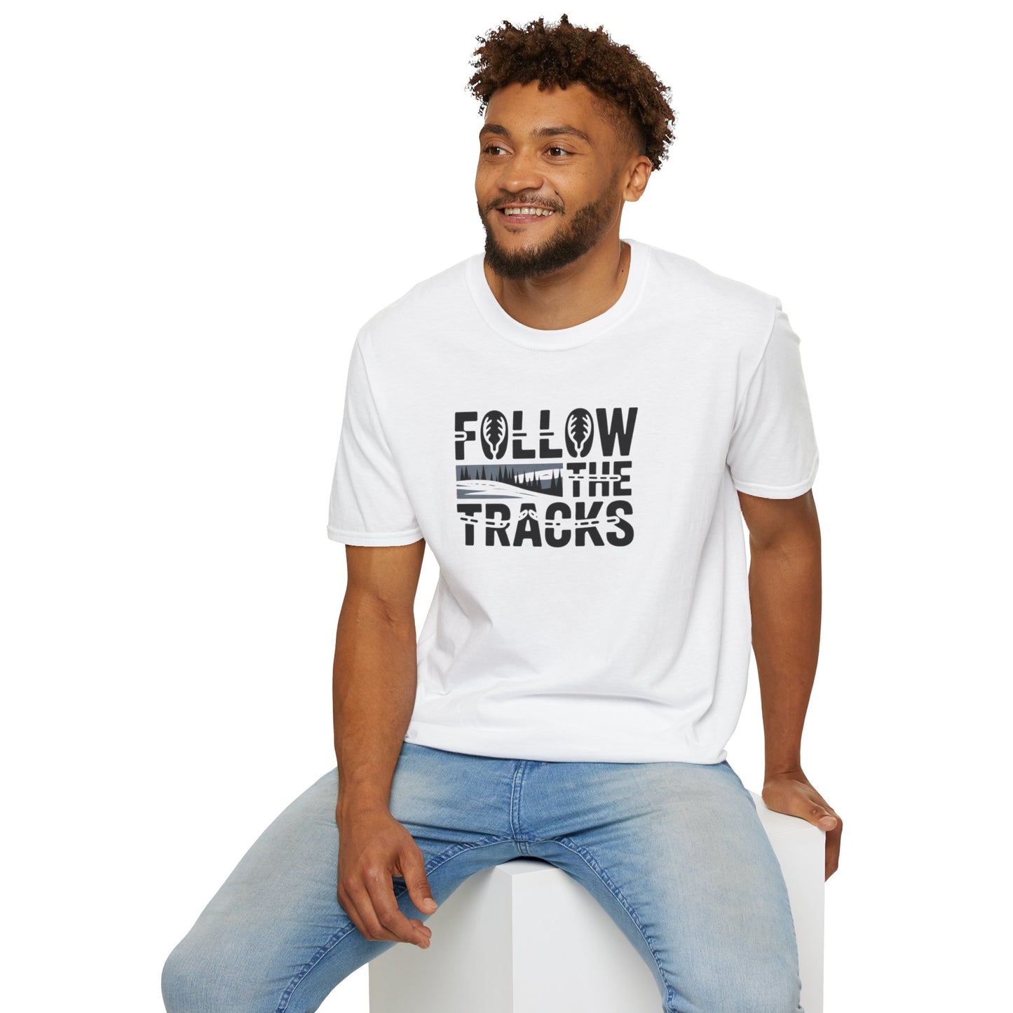 Follow the Tracks  Unisex T-Shirt