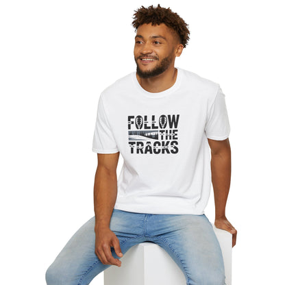 Follow the Tracks  Unisex T-Shirt
