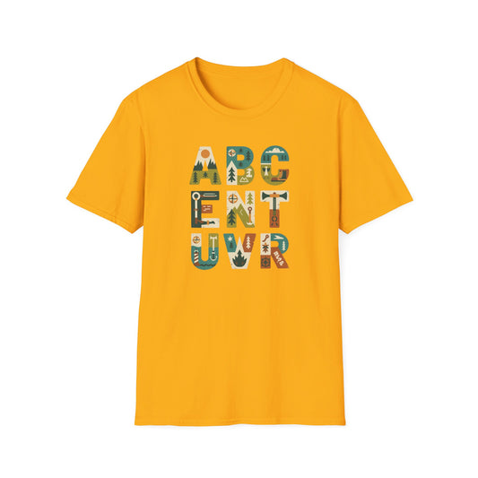 Adventure Alphabet  Unisex T-Shirt