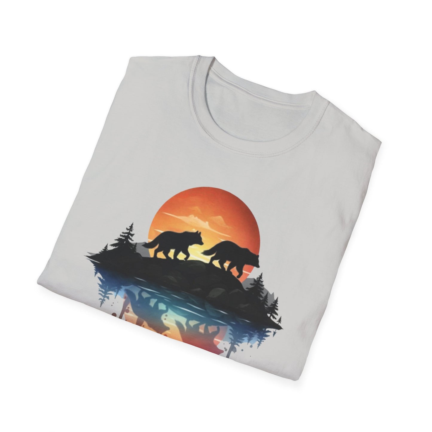 Wolf Pack Mountain Unisex T-Shirt