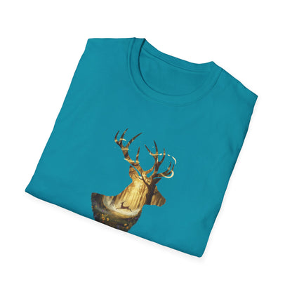 Majestic Stag Forest  Unisex T-Shirt