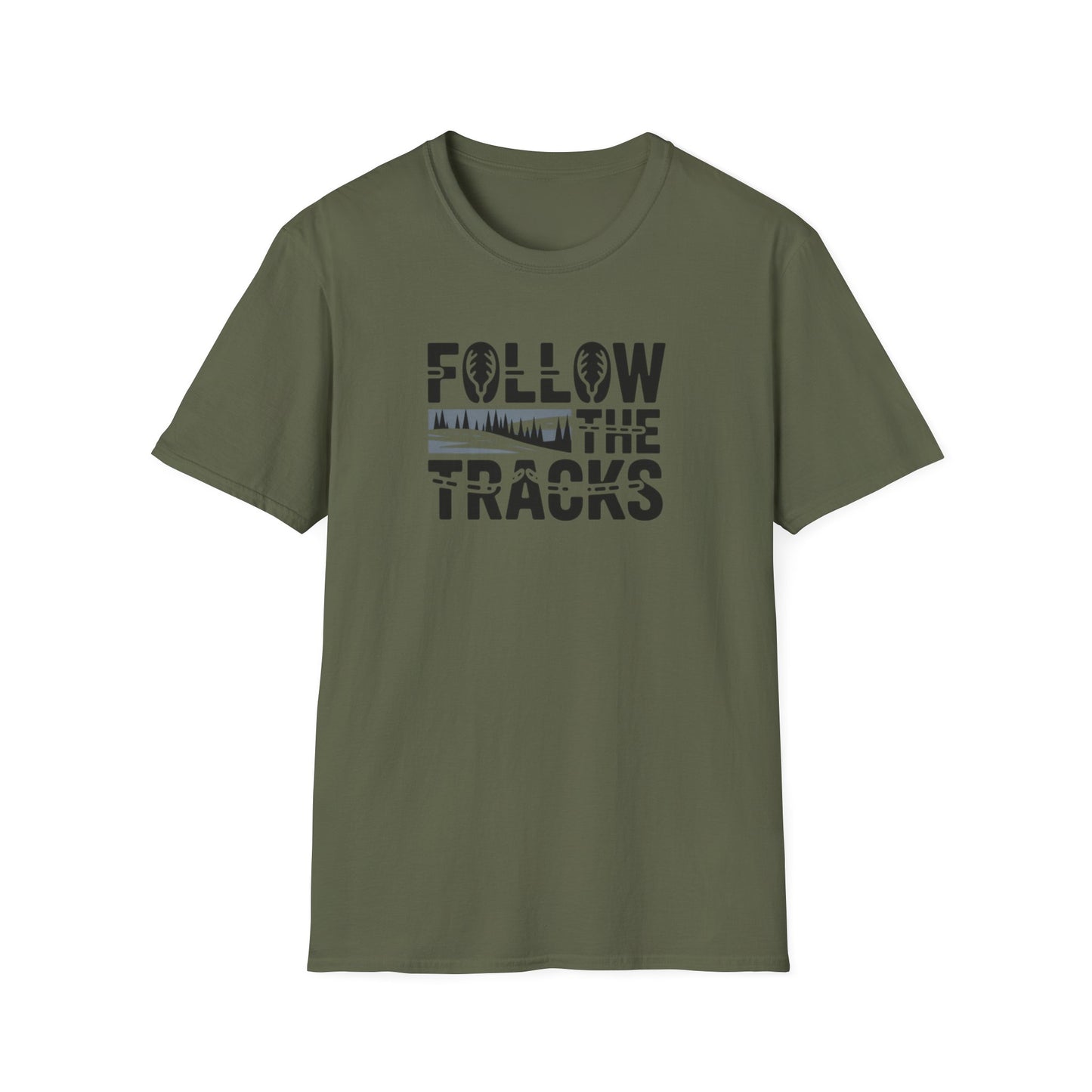 Follow the Tracks  Unisex T-Shirt