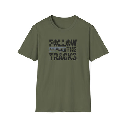 Follow the Tracks  Unisex T-Shirt