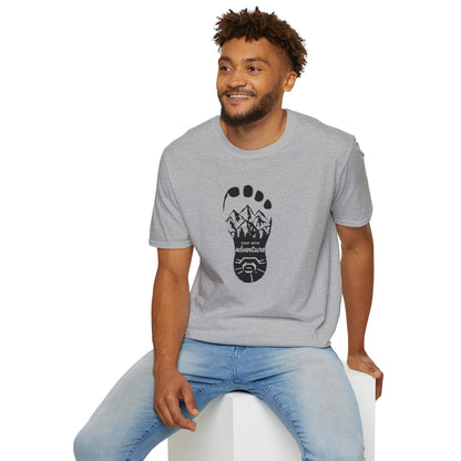 Step Into Adventure, Unisex T-Shirt