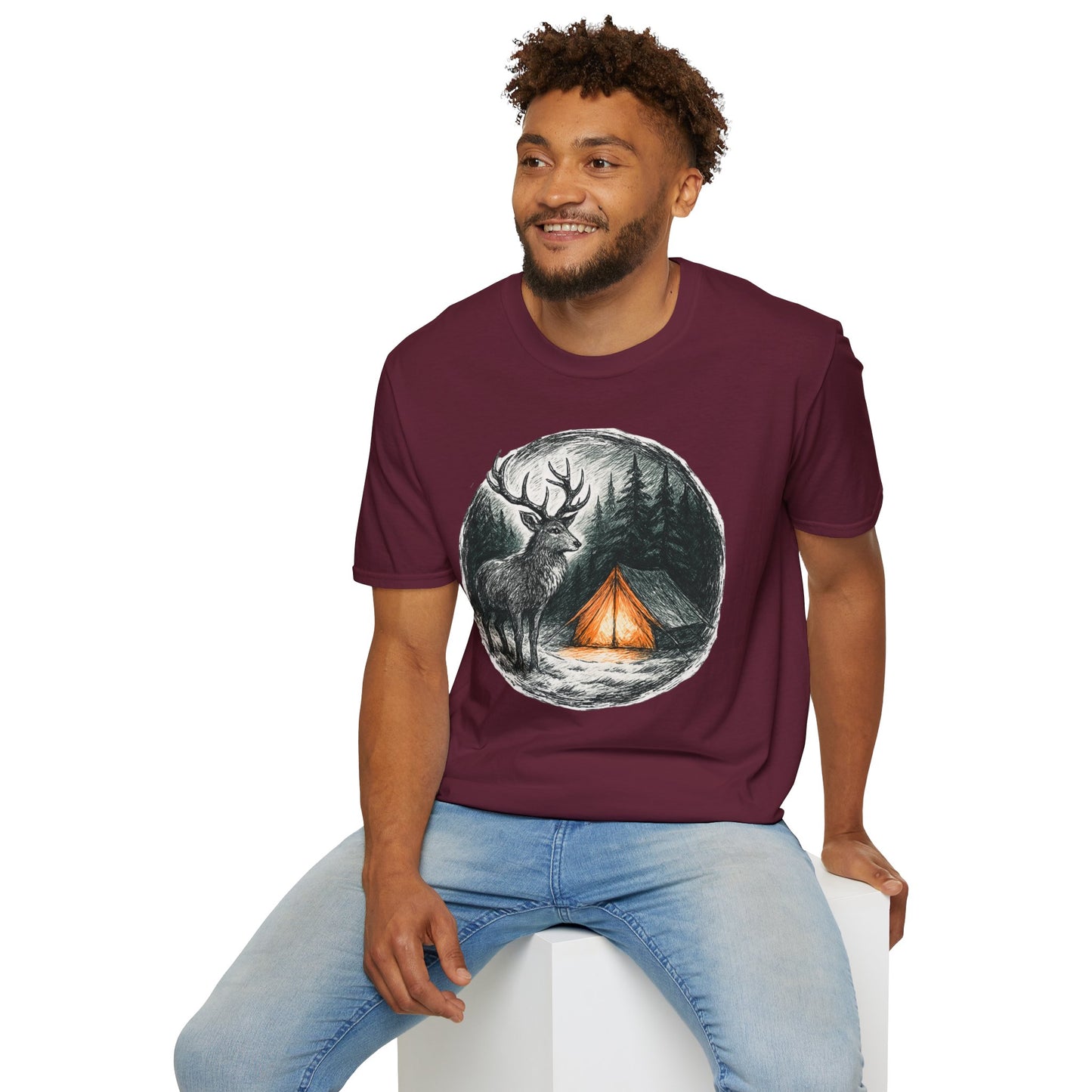 Winter Deer Unisex T-shirt