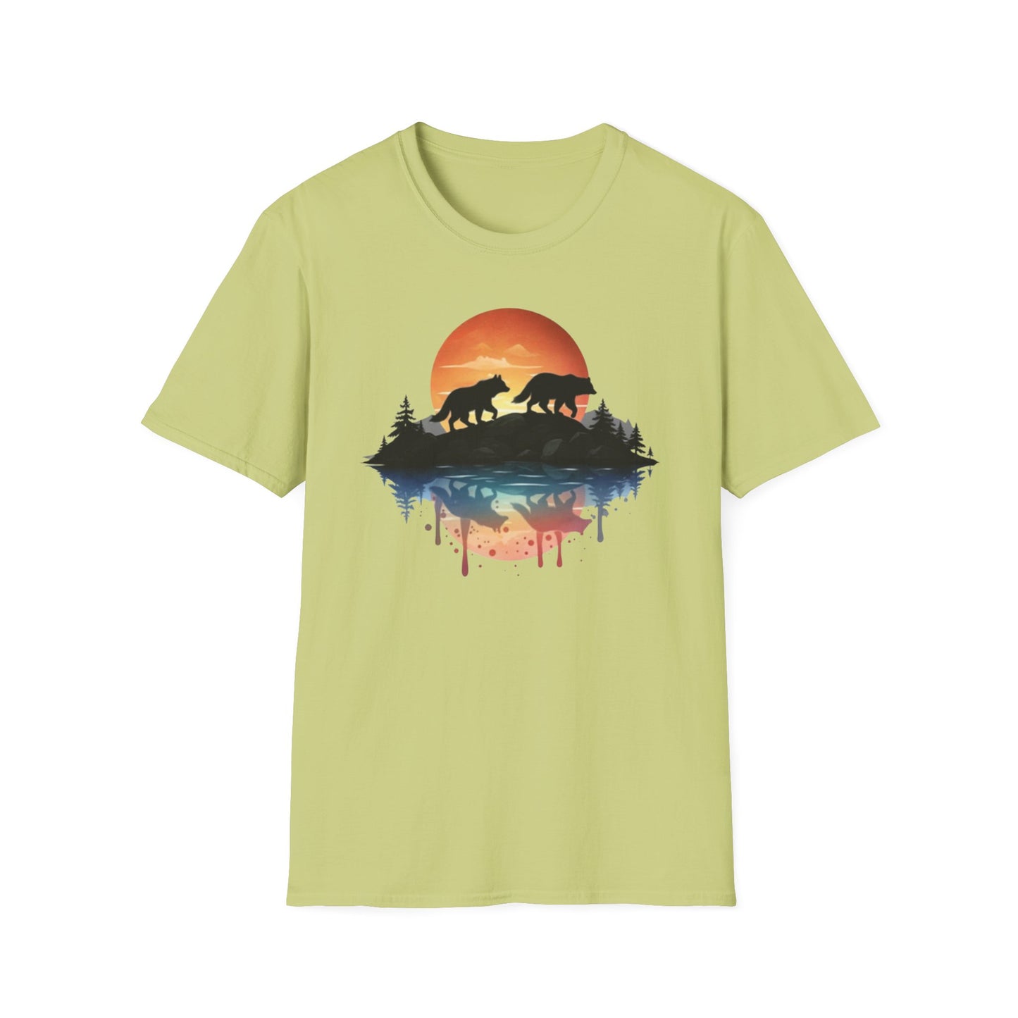 Wolf Pack Mountain Unisex T-Shirt
