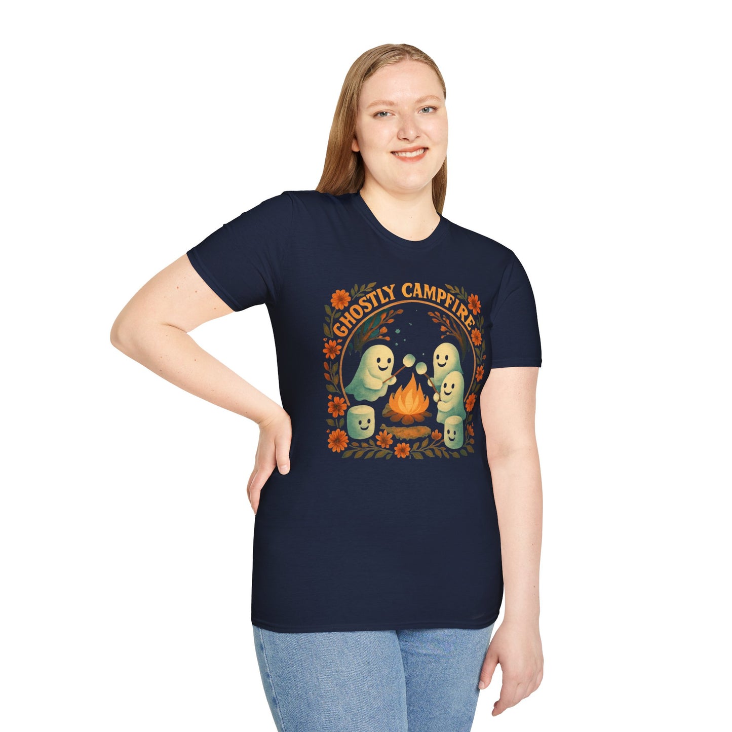 Ghostly Campfire Unisex T-shirt