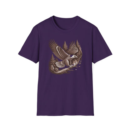 Majestic Eagle in Flight, Unisex T-Shirt
