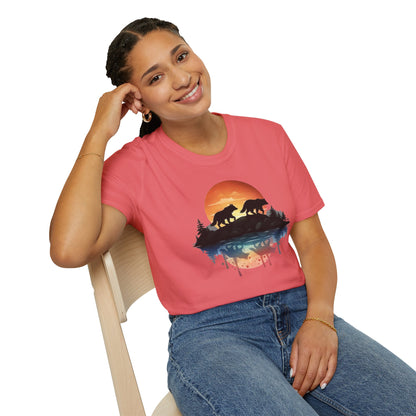 Wolf Pack Mountain Unisex T-Shirt