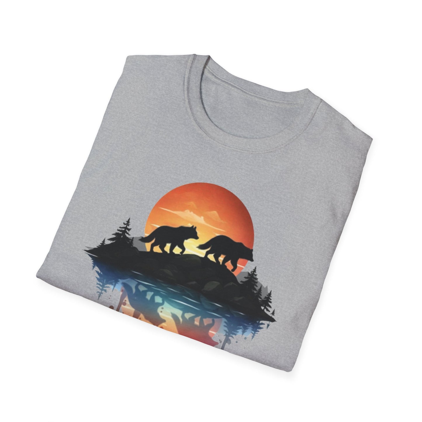 Wolf Pack Mountain Unisex T-Shirt