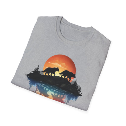 Wolf Pack Mountain Unisex T-Shirt